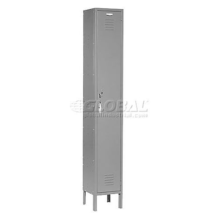 Global Industrial 12 in W, 15 D, 78 in H, Gray 652138GY